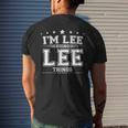 Im Lee Doing Lee Things Men's Crewneck Short Sleeve Back Print T-shirt Funny Gifts