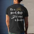 Its Good Day To Read Book Library Reading Lover Men's T-shirt Back Print Gifts for Him