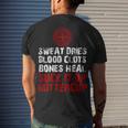 Knight TemplarShirt - Sweat Dries Blood Clots Bones Heal Suck It Up Buttercup - Knight Templar Store Men's T-shirt Back Print Gifts for Him