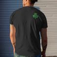Lucky Shamrock St Patricks Day Men's T-shirt Back Print Gifts for Him