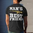 Mans Best Friend V2 Men's Crewneck Short Sleeve Back Print T-shirt Gifts for Him