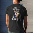 My Patronus Is Corgi Corgi For Corgi Lovers Corgis Men's Back Print T-shirt Gifts for Him