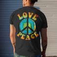 Peace Sign Love 60S 70S Tie Dye Hippie Halloween Costume V9 Men's T-shirt Back Print Gifts for Him
