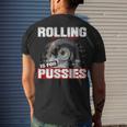 Rolling Is For Men's Crewneck Short Sleeve Back Print T-shirt Gifts for Him