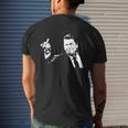 Ronald Reagan Flipping Tshirt Men's Crewneck Short Sleeve Back Print T-shirt Funny Gifts