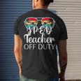 Special Education Sped Teacher Off Duty Sunglasses Beach Men's T-shirt Back Print Gifts for Him