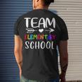Team Elementary - Elementary Teacher Back To School Men's T-shirt Back Print Gifts for Him