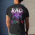 Totally Rad Since 2004 80S 18Th Birthday Roller Skating Men's T-shirt Back Print Gifts for Him