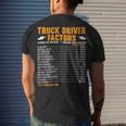 Trucker Truck Driver Trailer Truck Trucker Vehicle Jake Brake Men's T-shirt Back Print Gifts for Him