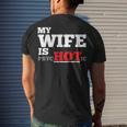 My Wife Is PsychoticMen's T-shirt Back Print Gifts for Him