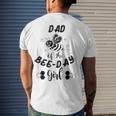 Dad Of The Bee Day Girl Birthday Men's T-shirt Back Print Gifts for Him