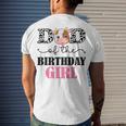 Dad Of The Birthday For Girl Cow Farm Birthday Cow Daddy 1St Men's T-shirt Back Print Gifts for Him