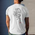 Dragon Kung Fu Men's Back Print T-shirt Gifts for Him