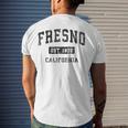Fresno California Ca Vintage Sports Black Men's Back Print T-shirt Gifts for Him