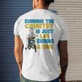 Joe Biden Running The Country Is Like Riding A Bike Men's Back Print T-shirt Gifts for Him