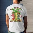 No Cookies Just Cocktails Santa Christmas In July Men's T-shirt Back Print Gifts for Him