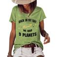 We Had 9 Planets V2 Women's Loose T-shirt Green