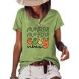 Cozy Vibes Thanksgiving Fall Women's Loose T-shirt Green