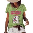 Groovy Pink Ribbon Mom Breast Cancer Is Boo Sheet Halloween V2 Women's Short Sleeve Loose T-shirt Green