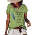 Jane Austen Agreeable Quote Women's Loose T-shirt Green