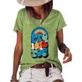 Pro Roe 1973 Pro Choice Womens Rights Retro Vintage Groovy Women's Loose T-shirt Green
