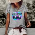 Somebodys Fine Ass Baby Mama Mom Saying Cute Mom Women's Loose T-shirt Grey