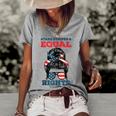 Stars Stripes And Equal Rights 4Th Of July Womens Rights V2 Women's Loose T-shirt Grey