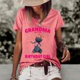 Booba &8211 Grandma Of The Birthday Girl Women's Short Sleeve Loose T-shirt Watermelon