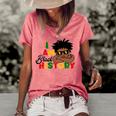 I Am Black History  For Kids Boys Black History Month Women's Short Sleeve Loose T-shirt Watermelon