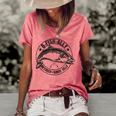 O-Fish-Ally Retired 2022 Fishing Retirement Funny Fisherman Women's Short Sleeve Loose T-shirt Watermelon