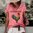 Pro Choice Feminist Womens Right Saying Regulate Your Women's Loose T-shirt Watermelon