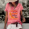 Stepping Into My August Birthday With Gods Grace And Mercy Women's Short Sleeve Loose T-shirt Watermelon Stepping Into My August Birthday With Gods Grace And Mercy Women's Short Sleeve Loose T-shirt Watermelon
