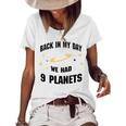 We Had 9 Planets V2 Women's Loose T-shirt White
