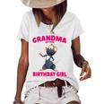 Booba &8211 Grandma Of The Birthday Girl Women's Short Sleeve Loose T-shirt White