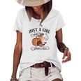 Just A Girl Who Loves Fall Season Women's Loose T-shirt White