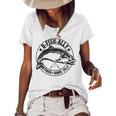 O-Fish-Ally Retired 2022 Fishing Retirement Funny Fisherman Women's Short Sleeve Loose T-shirt White