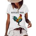 Pro Choice Feminist Womens Right Saying Regulate Your Women's Loose T-shirt White
