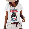 Stars Stripes And Equal Rights 4Th Of July Womens Rights V2 Women's Loose T-shirt White