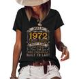 50 Years Old Vintage July 1972 Limited Edition 50Th Birthday Women's Short Sleeve Loose T-shirt Black