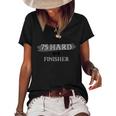 75 Hard Finisher Women's Short Sleeve Loose T-shirt Black