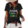 Autism Teacher Design Gift For Special Education Women's Short Sleeve Loose T-shirt Black