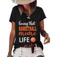 Basketball Meme Life Basketball Grandma Meme Cute Gift Women's Short Sleeve Loose T-shirt Black