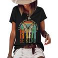 Be Kind Autism Awareness Asl Mom Teacher Kindness Women's Short Sleeve Loose T-shirt Black