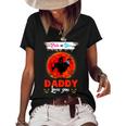 Daddy Pink Or Blue Gender Reveal Moon Witch Halloween Party Women's Short Sleeve Loose T-shirt Black