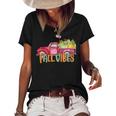 Fall Vibes Old School Truck Full Of Pumpkins And Fall Colors  Women's Short Sleeve Loose T-shirt Black