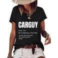 Funny Car Guy Tshirt Gift Car Guy Definition Graphic Design Printed Casual Daily Basic Women's Short Sleeve Loose T-shirt Black