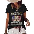 Grandpa Shirts For Men Fathers Day Im A Dad Grandpa Veteran Graphic Design Printed Casual Daily Basic Women's Short Sleeve Loose T-shirt Black
