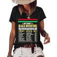 History Of Black Inventors Black History Month Women's Short Sleeve Loose T-shirt Black