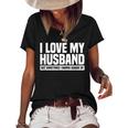 I Love My Husband But Sometimes I Wanna Square Up V3 Women's Short Sleeve Loose T-shirt Black