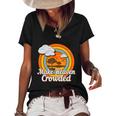 Make Heaven Crowded Christian Believer Jesus God Funny Meaningful Gift Women's Short Sleeve Loose T-shirt Black